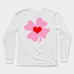 Heart Clover Long Sleeve T-Shirt